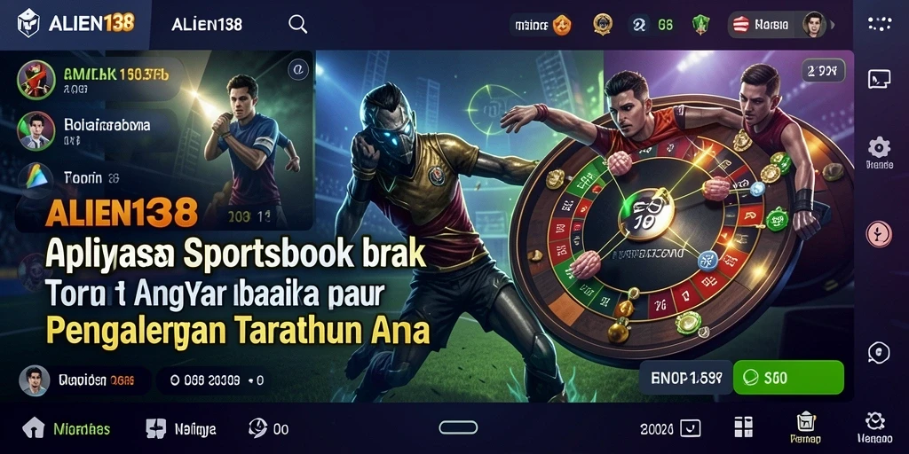 Tampilan utama gameplay ALIEN138 dengan pilihan taruhan menarik.