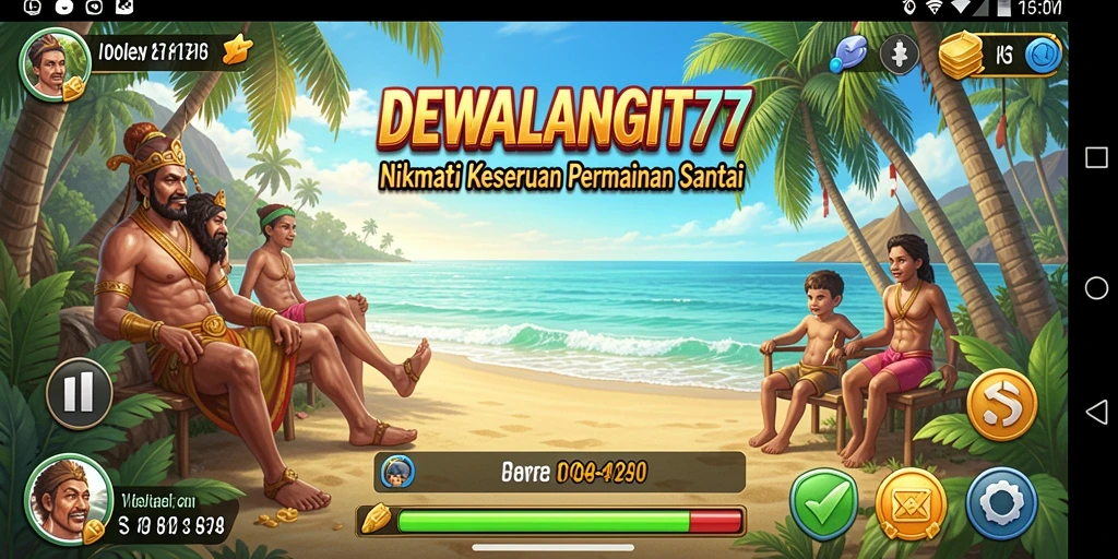 Screenshot gameplay DEWALANGIT77 yang menunjukkan keseruan bermain.
