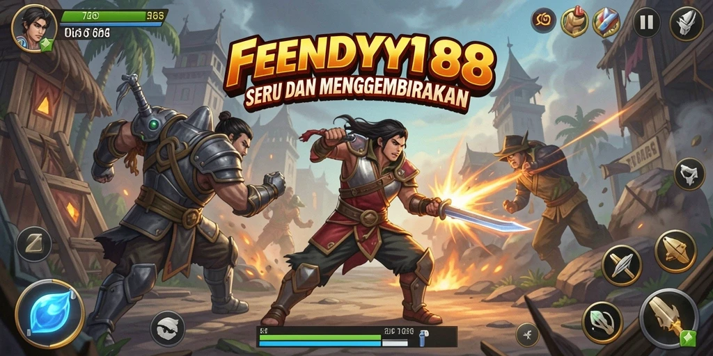 Tampilan gameplay FENDY188 yang epik dan dinamis.