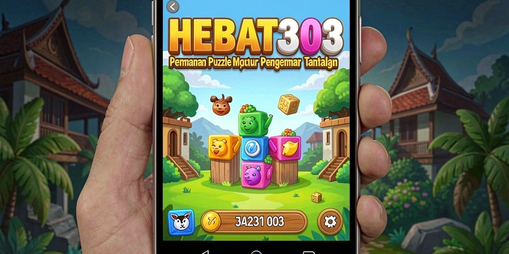 Tampilan gameplay HEBAT303 menyajikan tantangan puzzle yang menarik.
