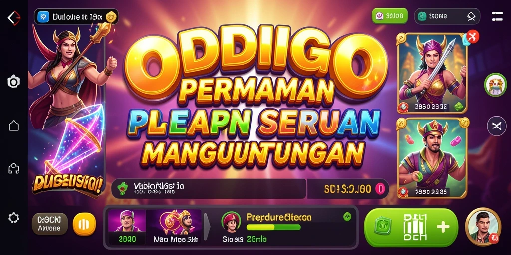 Tampilan gameplay Slot yang seru di ODDIGO.