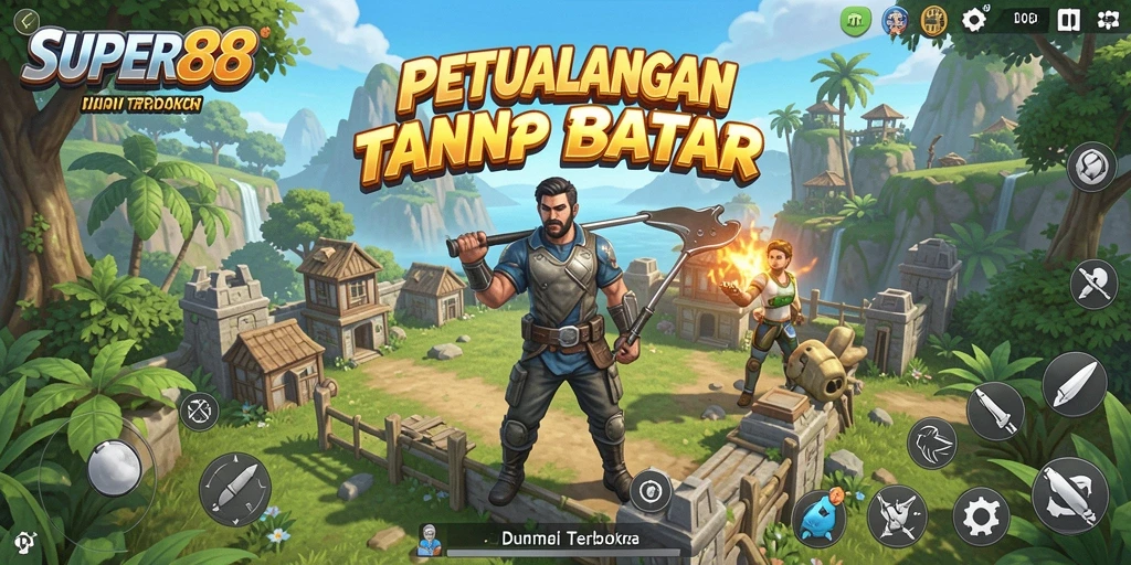 Gameplay menakjubkan dalam dunia terbuka yang luas.