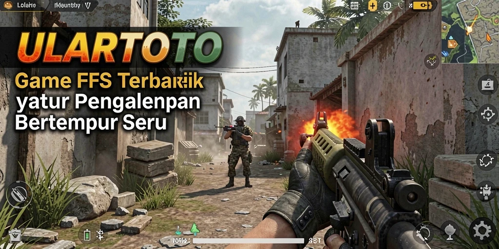 Tampilan gameplay ULARTOTO yang mendebarkan dengan aksi tembak-menembak intens.