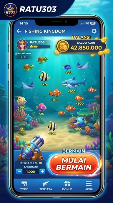 Screenshot aplikasi ratu303 yang menunjukkan katalog aplikasi yang lengkap.